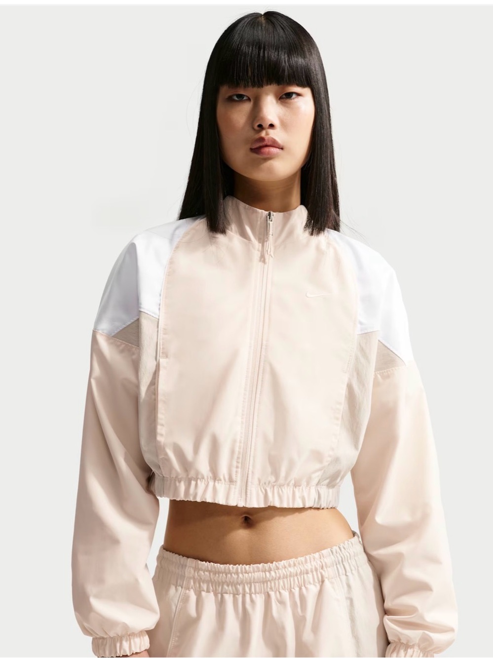 Nike Sportswear Women's Shrunken Tracksuit Windbreaker Jacket  Mesh Lined